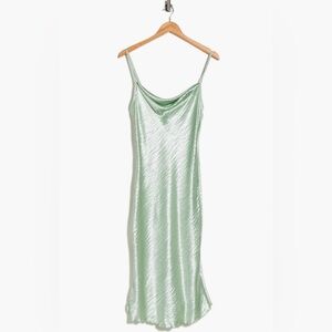 bebe satin slip dress NWT
